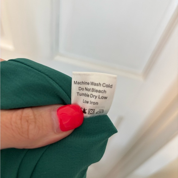 NWOT Tuckernuck Emerald Green Burnout Faye Blouse - Picture 9 of 9